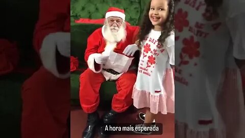 ESPEREI TANTO POR ESSE MOMENTO #papainoel #natal #infantil #tiktok #kwai #viral #linda #shorts