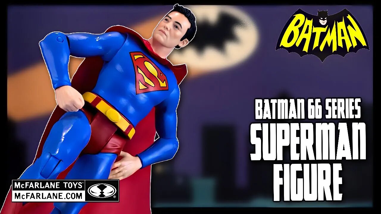 McFarlane Toys Batman '66 Series Superman Figure @TheReviewSpot