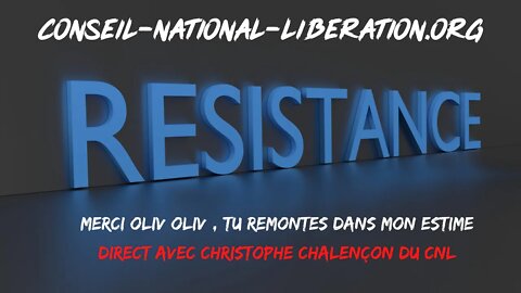 Merci à Oliv Oliv , tu remontes dans mon estime. Merci Christophe Chalençon.