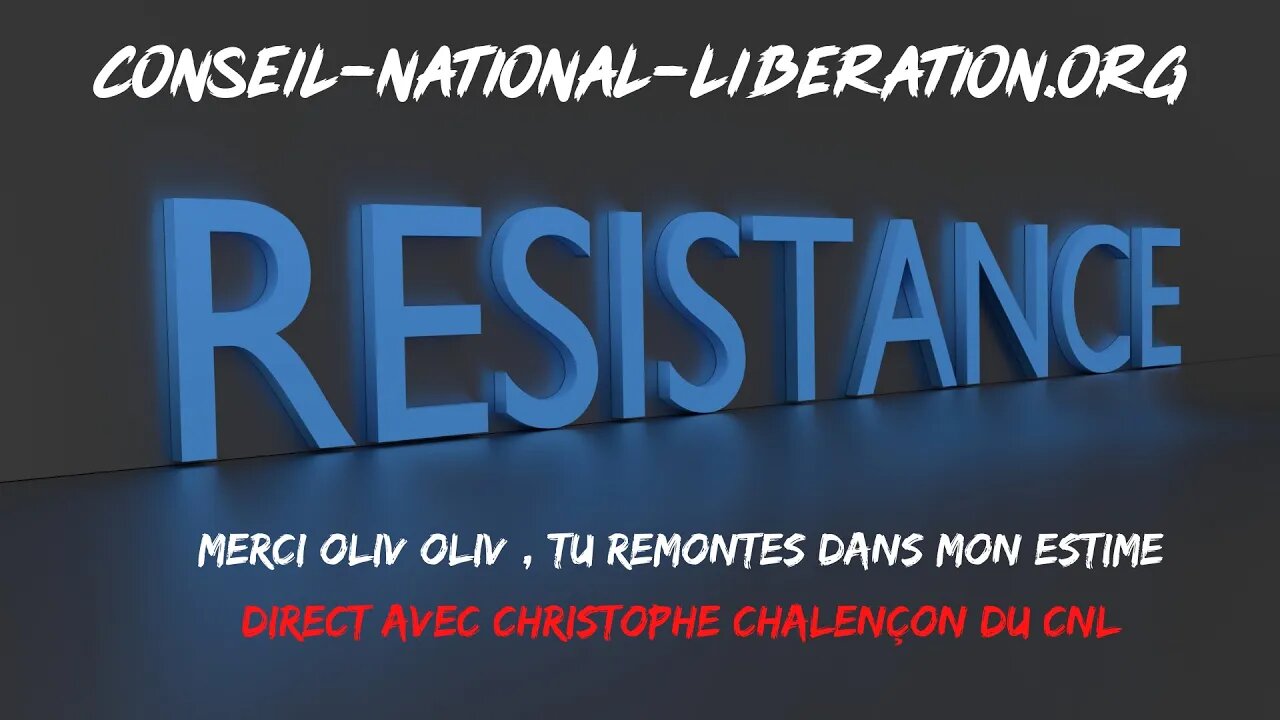 Merci à Oliv Oliv , tu remontes dans mon estime. Merci Christophe Chalençon.