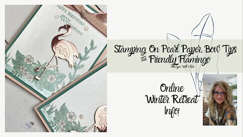 Stampin’ Up! Handmade Card Tutorial- Friendly Flamingo