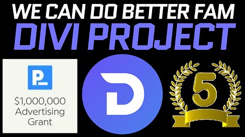 Divi Project Update! We are currently 5th place in the Presearch advertisement grant contest