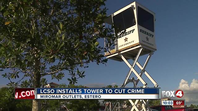 LCSO Installs Tower to Cut Crime