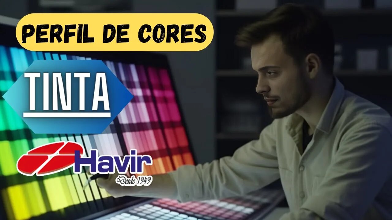 Como configurar o perfil de cores da HAVIR