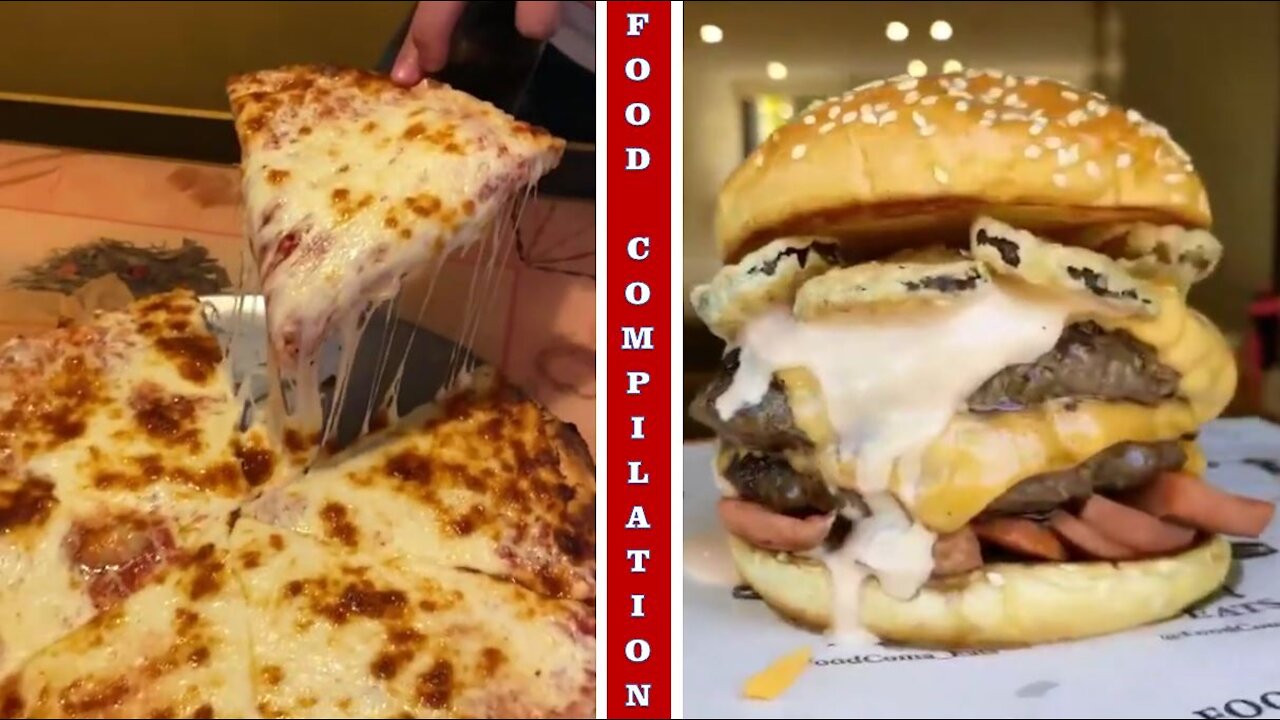 Cheese Pizza - Delicious Food Video Compilation - Tasty and Satisfying Food Videos