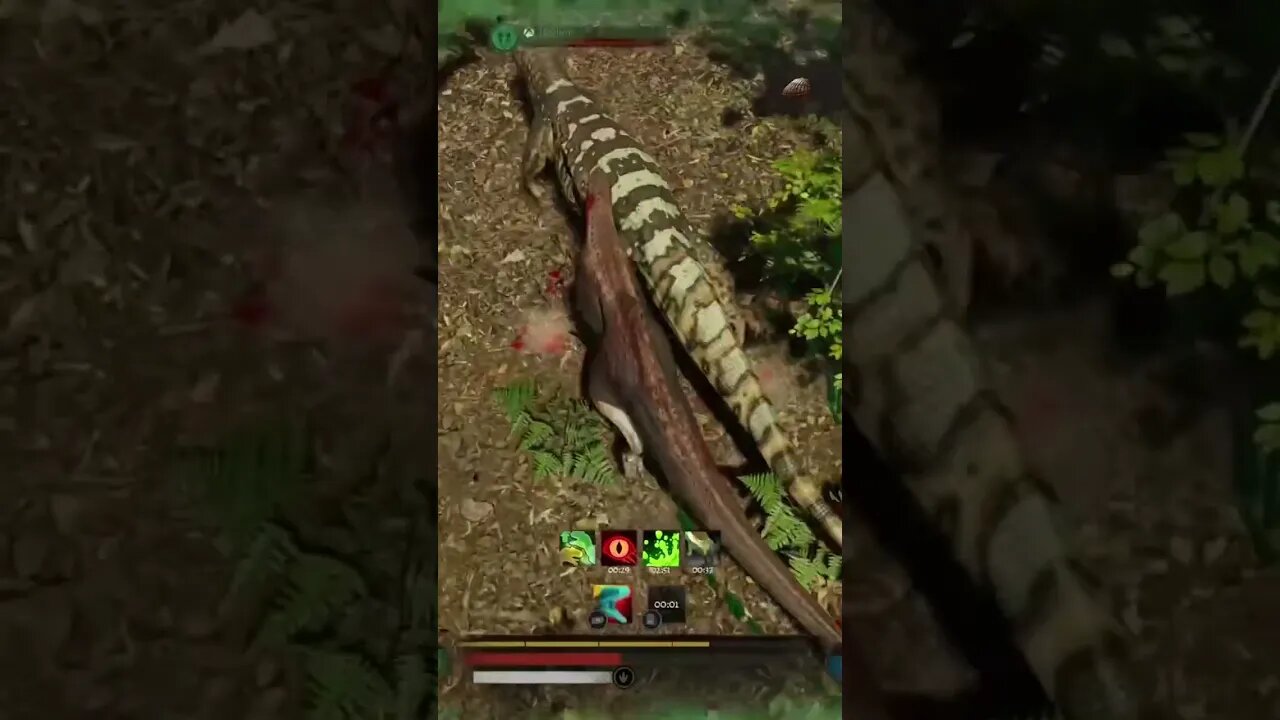 on a mission to kill a chicken lol #pathoftitans #dinosaur