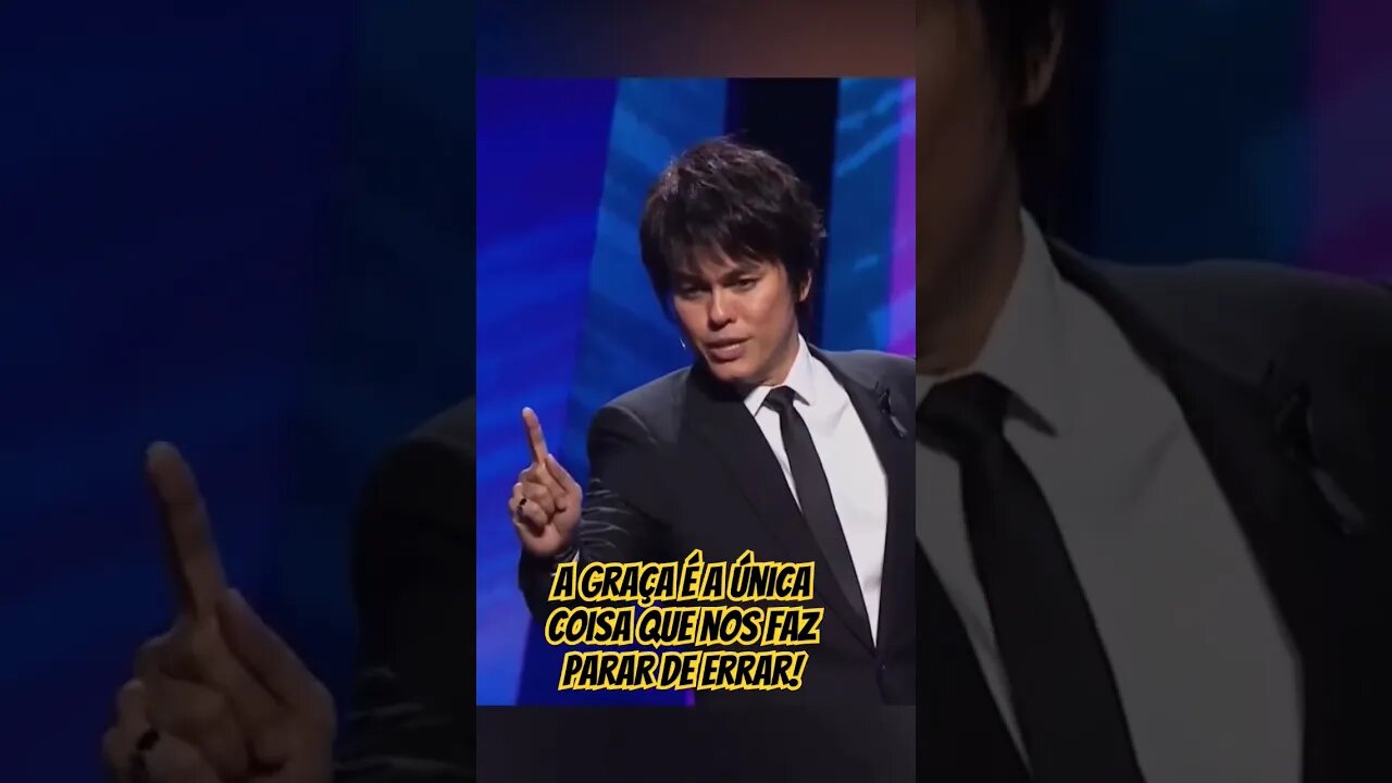 A graça é a única coisa que nos dá parar de pecar! #josephprince #graça #evangelho#mensagemdodia #fé