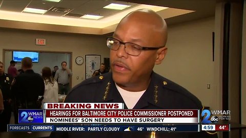 BPD Commissioner nominee Joel Fitzgerald community meetings postponed due to family emergency