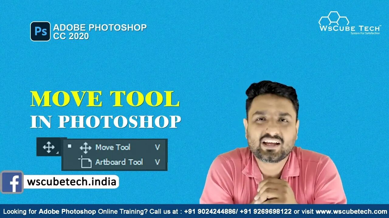 Move Tool-How to Make the BEST use of the Move Tool in Photoshop for Beginners in Urdu /Hindi