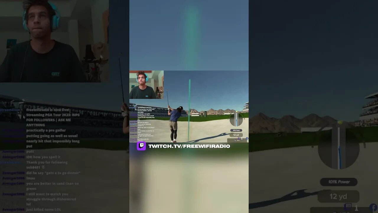 Not All Shots Are Pretty 🤷 ⛳️🏌🏽 #shorts #golf #twitchclips #pga #stick #streamertwitch #gaming