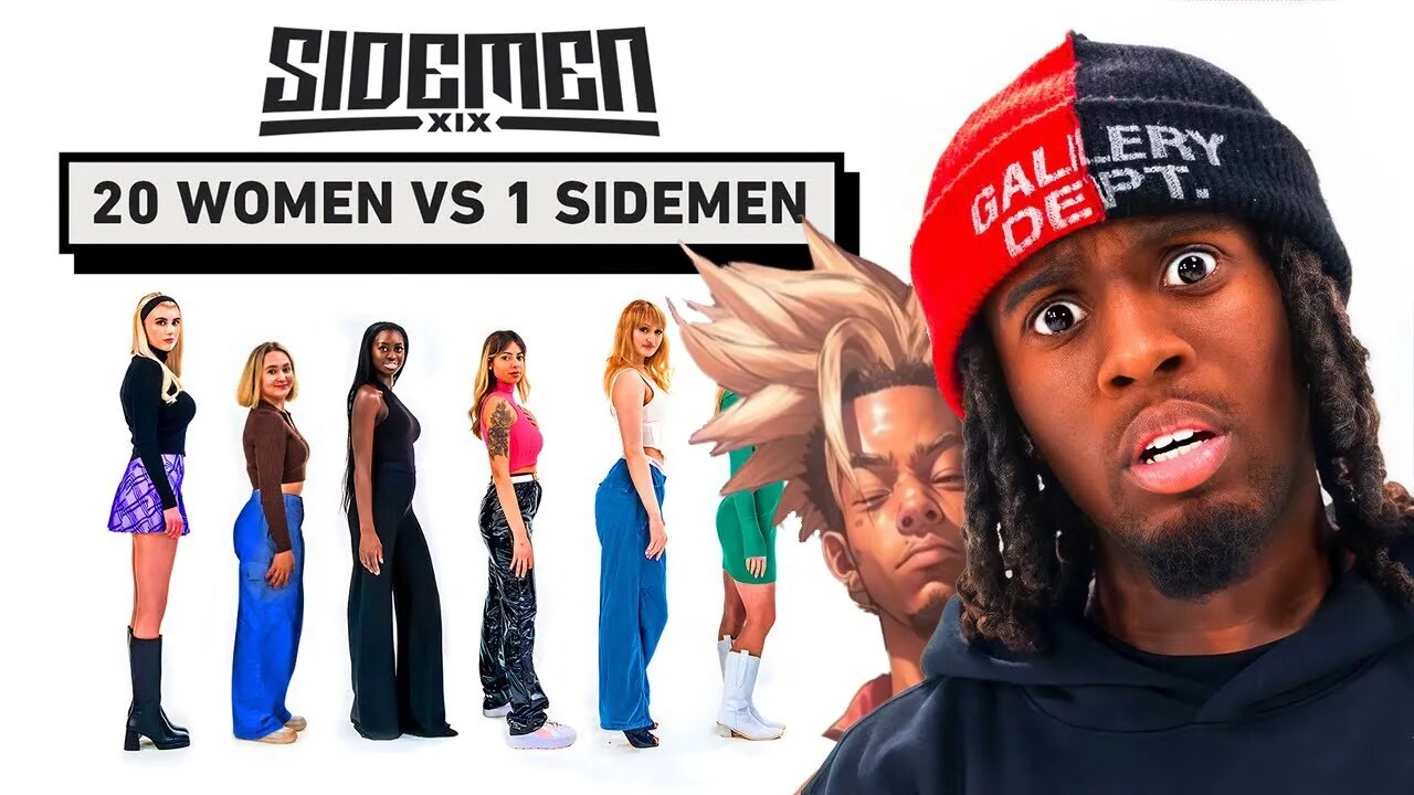 20 WOMEN VS 1 SIDEMEN: KAI CENAT EDITION | REACTION