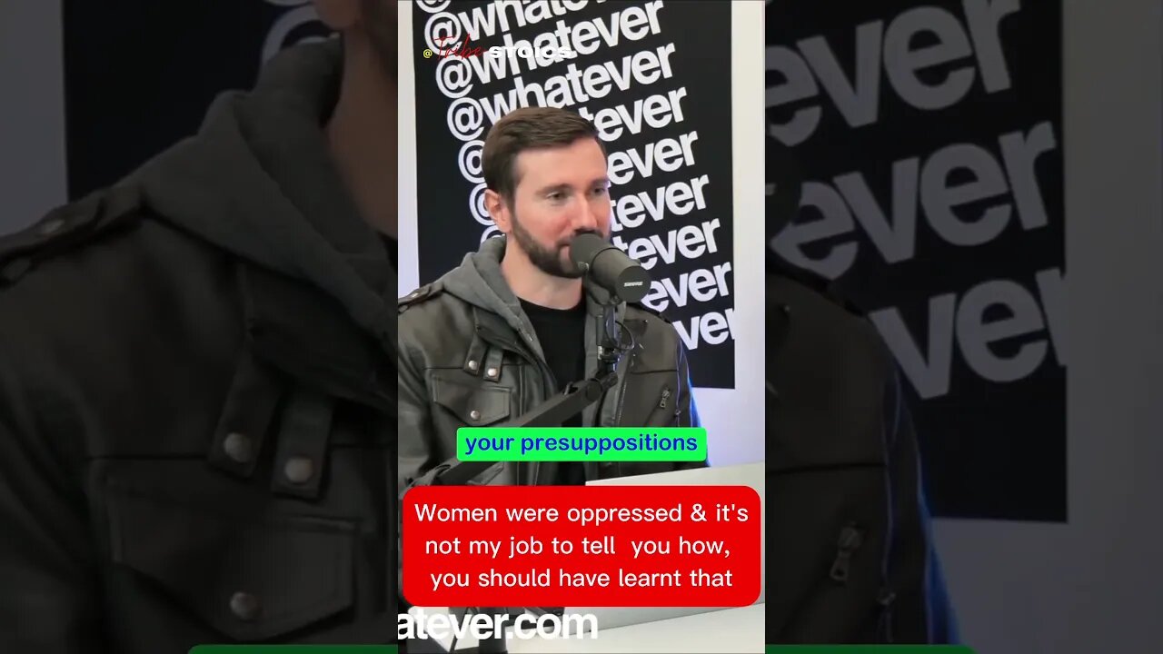 Woke feminist says women were oppressed and doesn’t want to explain how