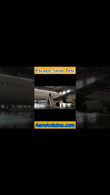 Watch How Air Astana #Airbus #A321 Emergency Slide Shooting #Aviation #Flying #AeroArduino