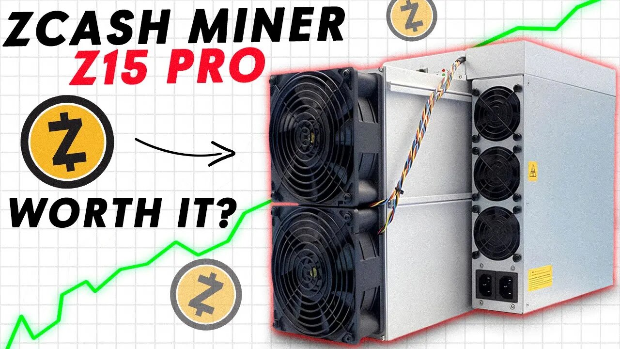Antminer Z15 Pro ZEC Miner...Is It Worth It? Specs, Profitability, Zcash Halving & More!