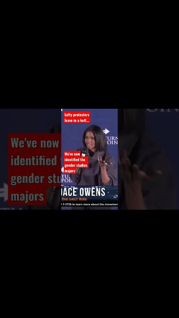 I guess we've identified who the gender studies majors are...Candace Owens