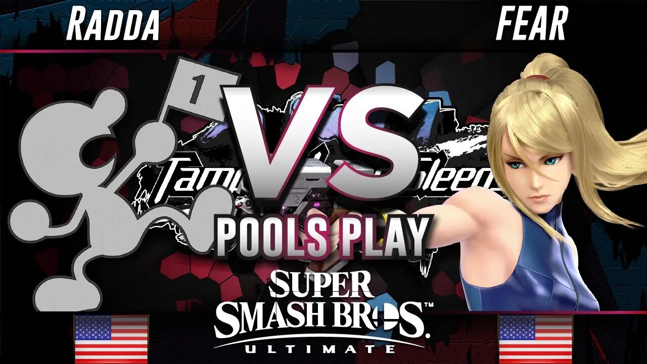 Radda (Game and Watch) vs. Fear (Zero Suit Samus) - Ultimate Pools - TNS8