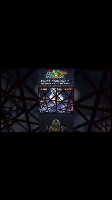 Super Mario 64 - Every Star in 1 Min.