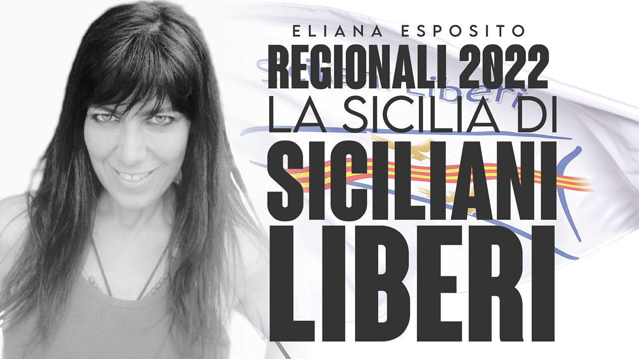 Eliana Esposito candidata alla presidenza della Regione Sicilia per Siciliani Liberi.