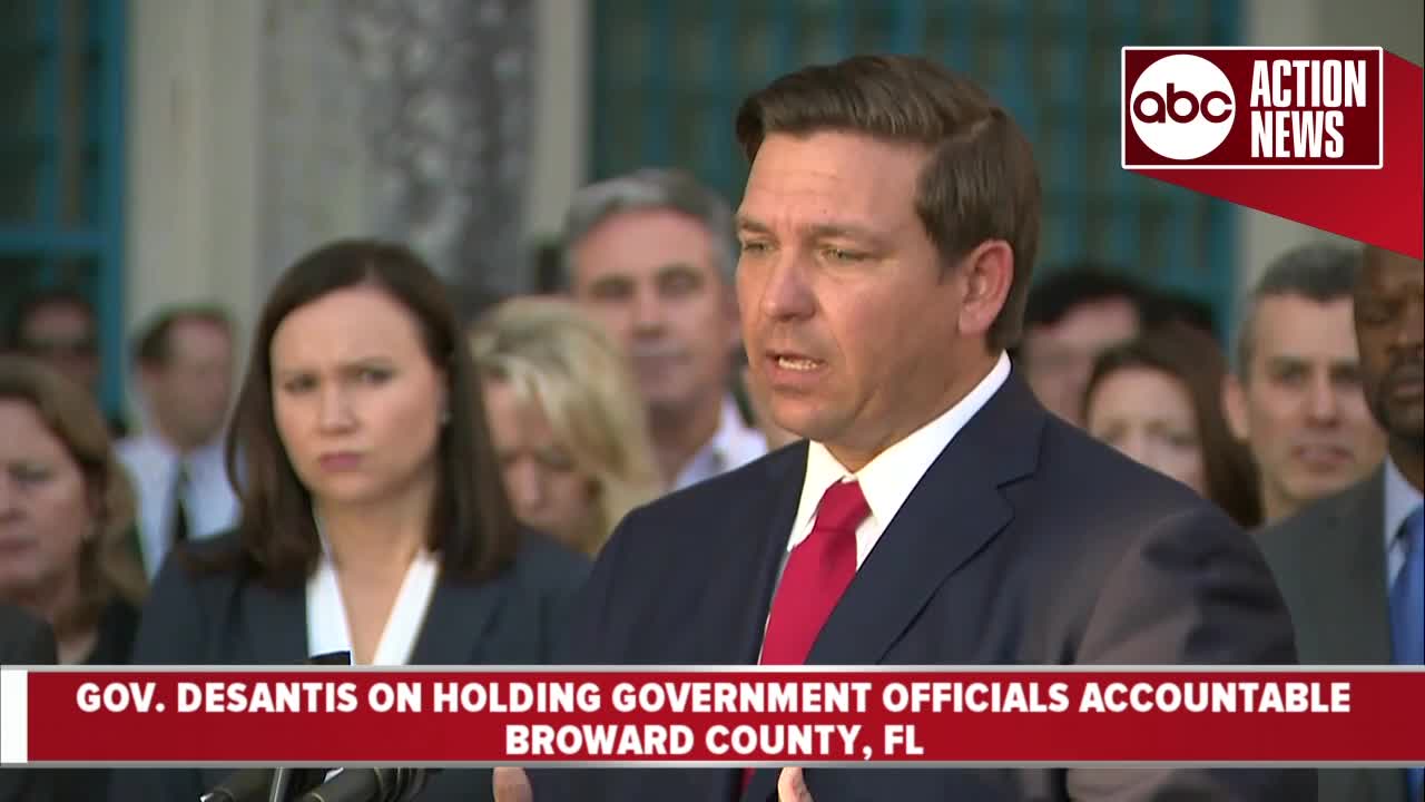 Governor DeSantis suspends Broward Co. Sheriff Scott Israel for response to Parkland shooting