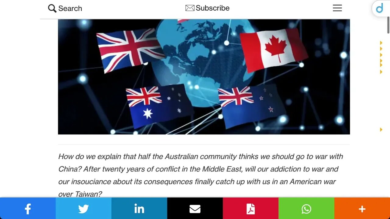 🟨 澳大利亞沉迷於打別人的戰爭