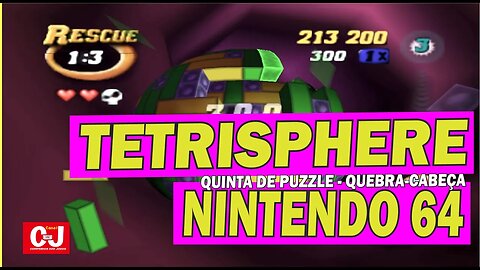 Quinta de Puzzle | Tetrisphere: uma ótima variação de Tetris (N64)