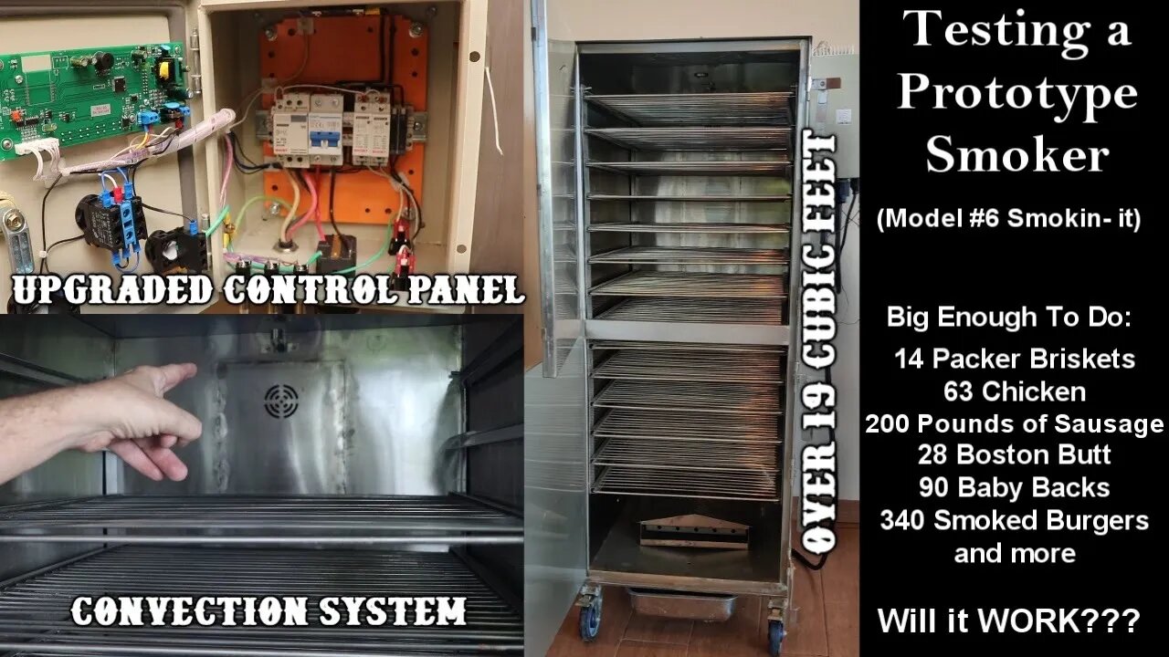 Testing a Prototype Model 6 Smokin-It Smoker