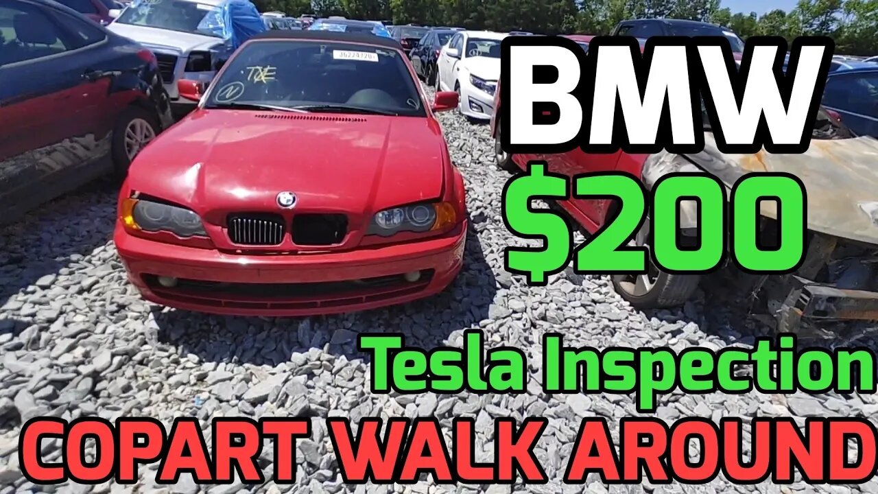 Copart Walk Around BMW 325, Tesla, Equinox, King Ranch & More