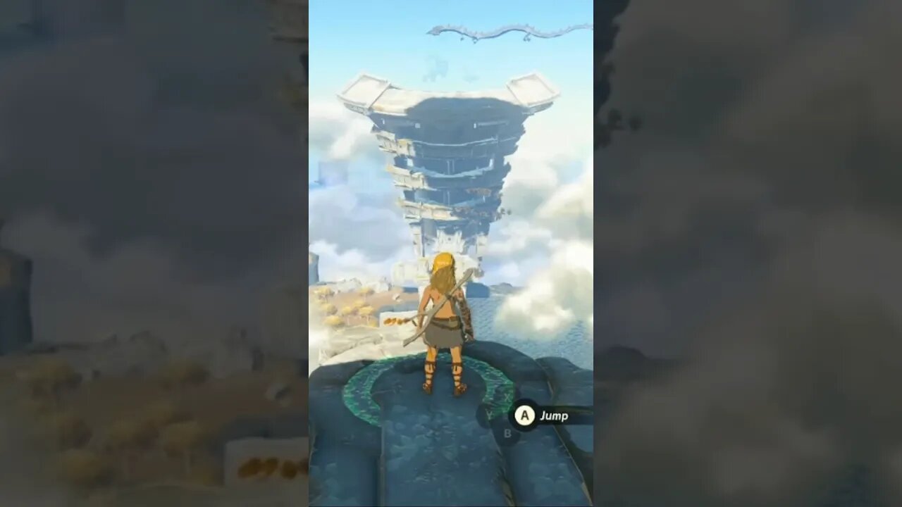Sight Seeing in The Legend of Zelda: Tears of the Kingdom | Tranquility at its Finest #short #zelda