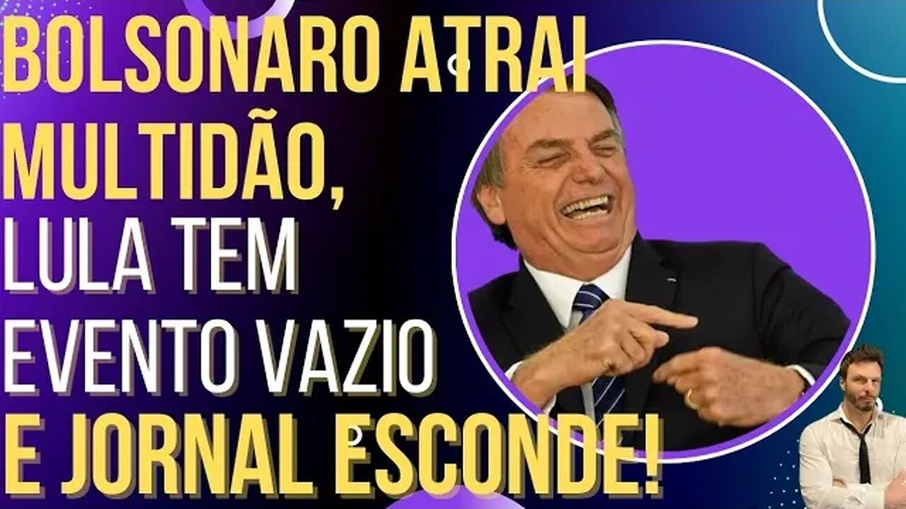 Jornal tenta esconder evento lotado de Bolsonaro, mas admite que mentiu!