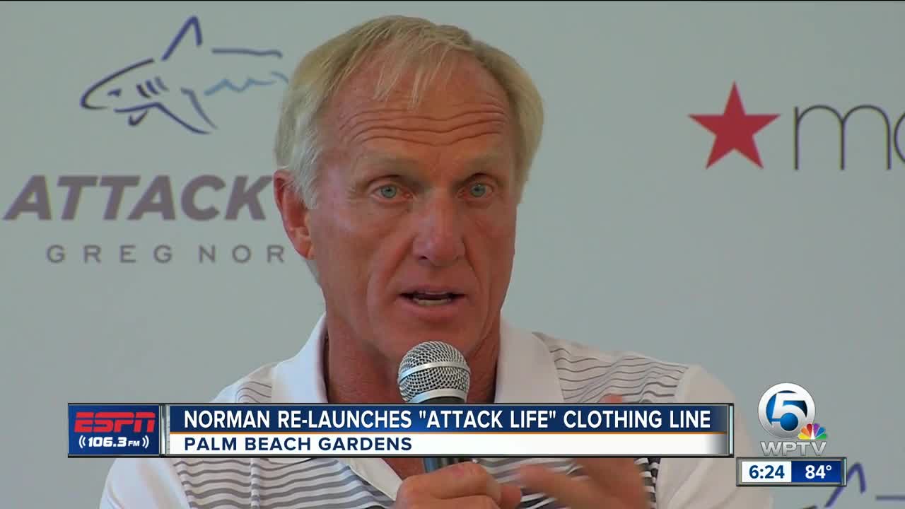 Greg Norman re-launches "Attack Life" clothing brand at Macy's