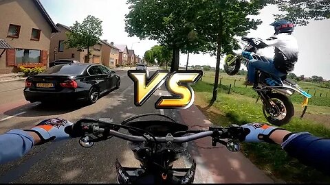 KTM EXC 450 VS BMW 330 XD- SuperMotoValhalla -