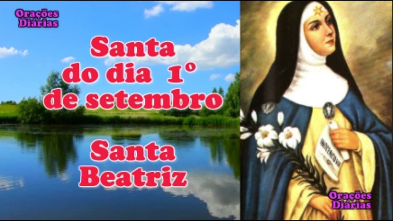 Santa do dia 1° de setembro, Santa Beatriz