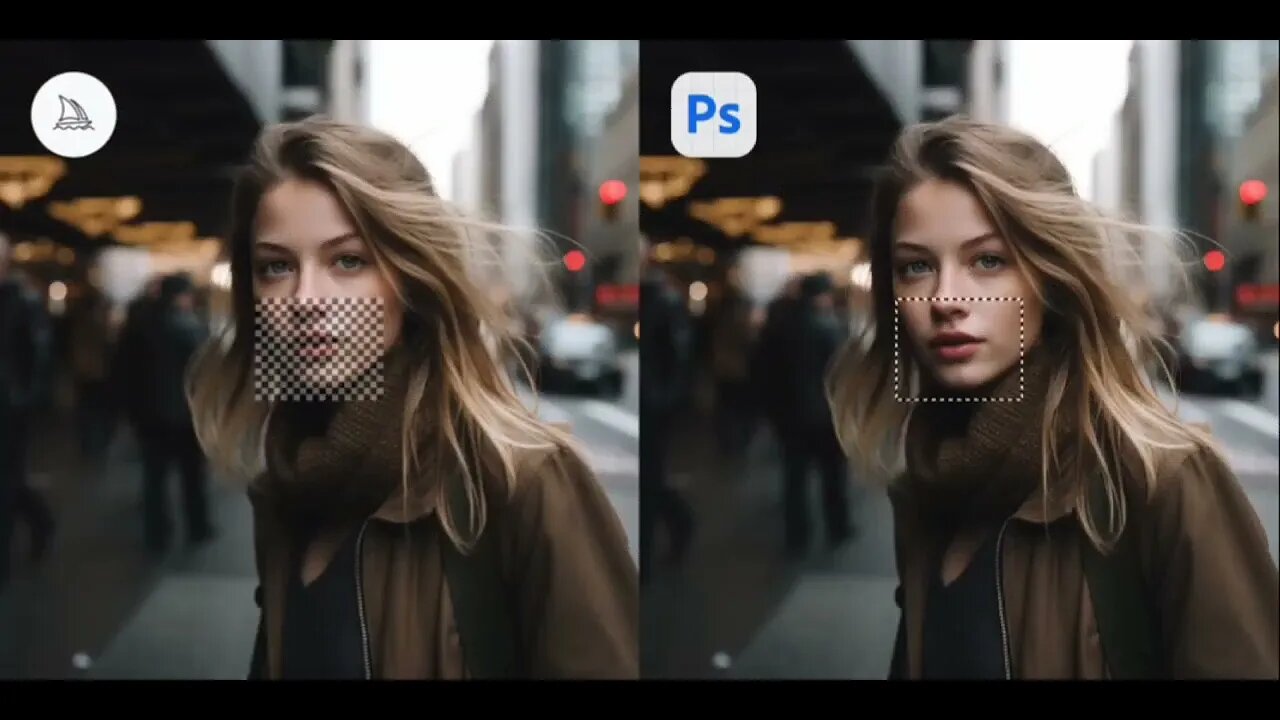 Comparing new feature of Midjourney and Generative Fill #useful