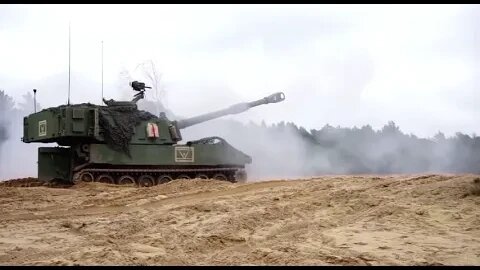 Inside self propelled howitzer