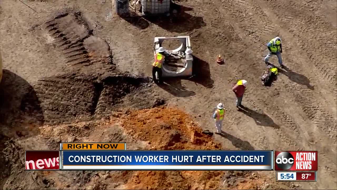 Pasco County construction worker airlifted as trauma alert after saw hits him in face, chest