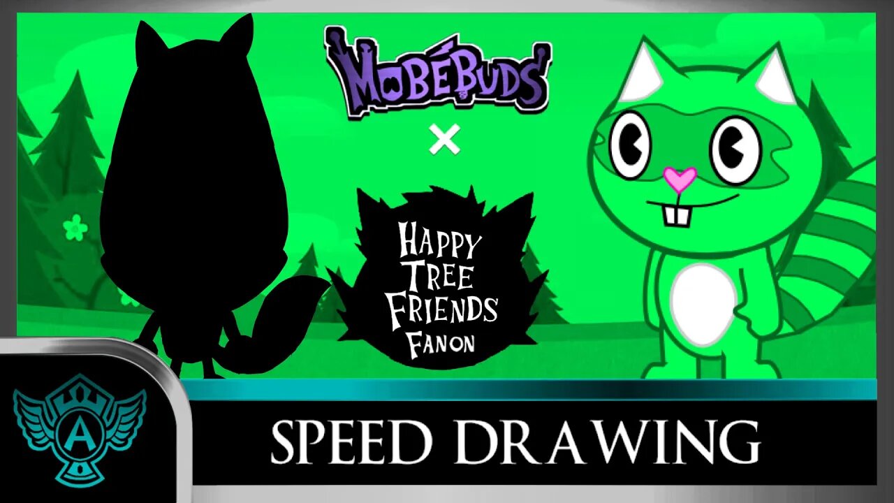 Speed Drawing: Happy Tree Friends Fanon - Vert | Mobebuds Style