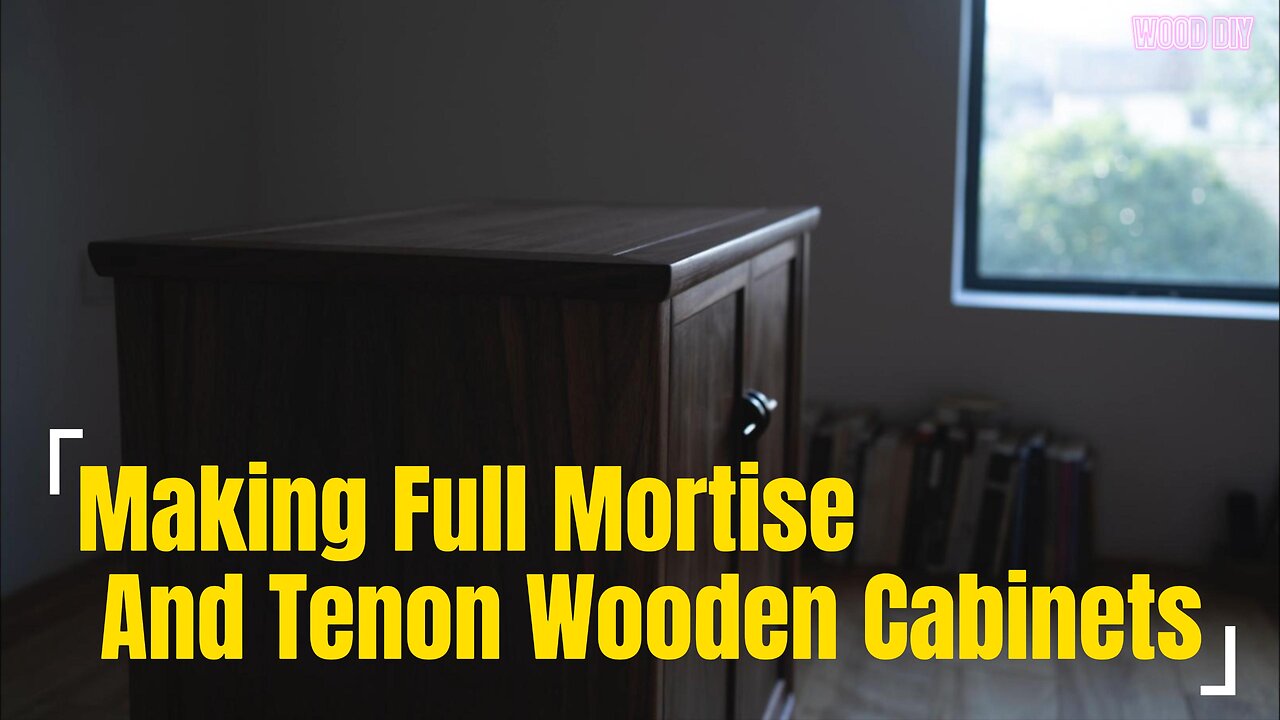 Making full mortise and tenon wooden cabinets #woodworking #diy #woodcarving #handmade #wood