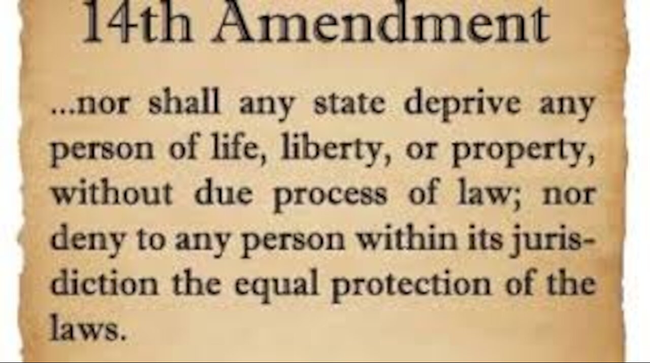 14th Amendment = NESARA and take down corrupt ppl that took oath