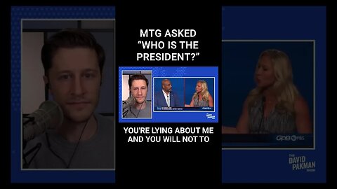 Marjorie Taylor Greene Asked if Joe Biden is the President During Debate #shorts