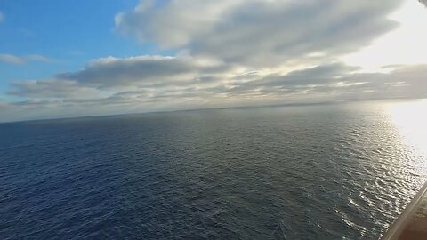 View of the Pacific Ocean from aboard the Royal Princess