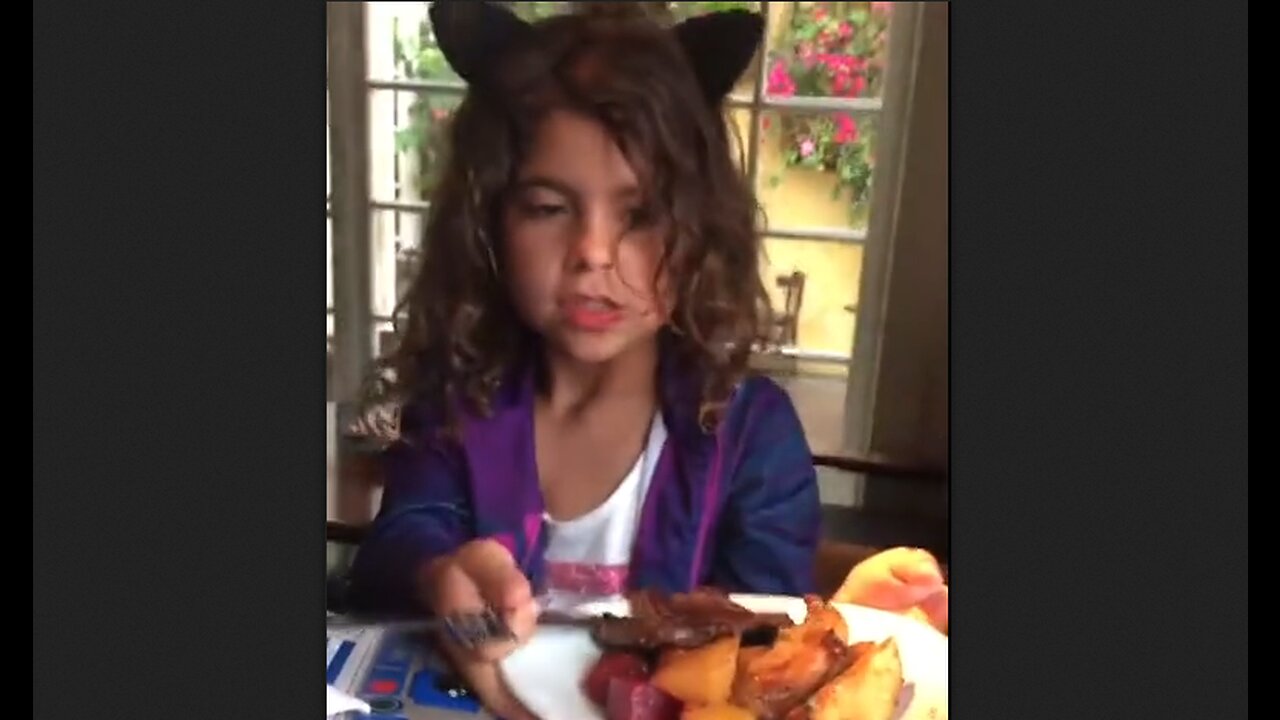 Little Girl Gives Homeless Man Plate of Food