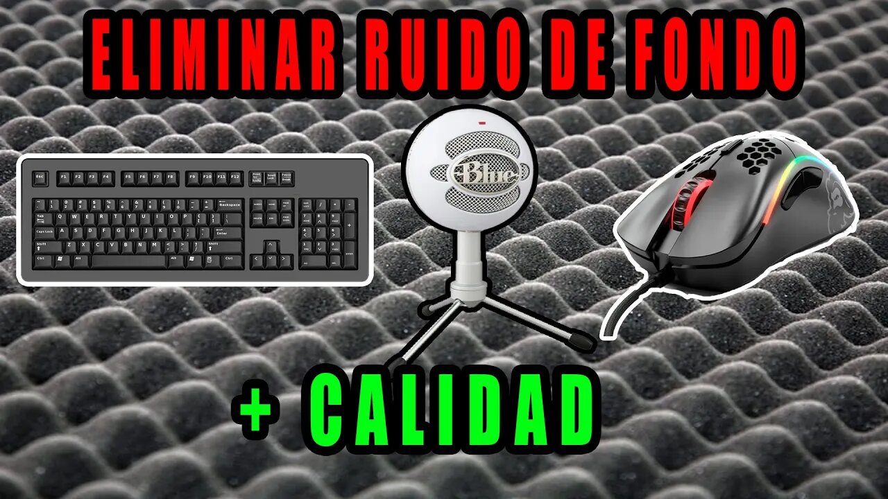 Cómo ELIMINAR el ruido del teclado/ratón para vídeos/streams FÁCIL - Tutorial 2023