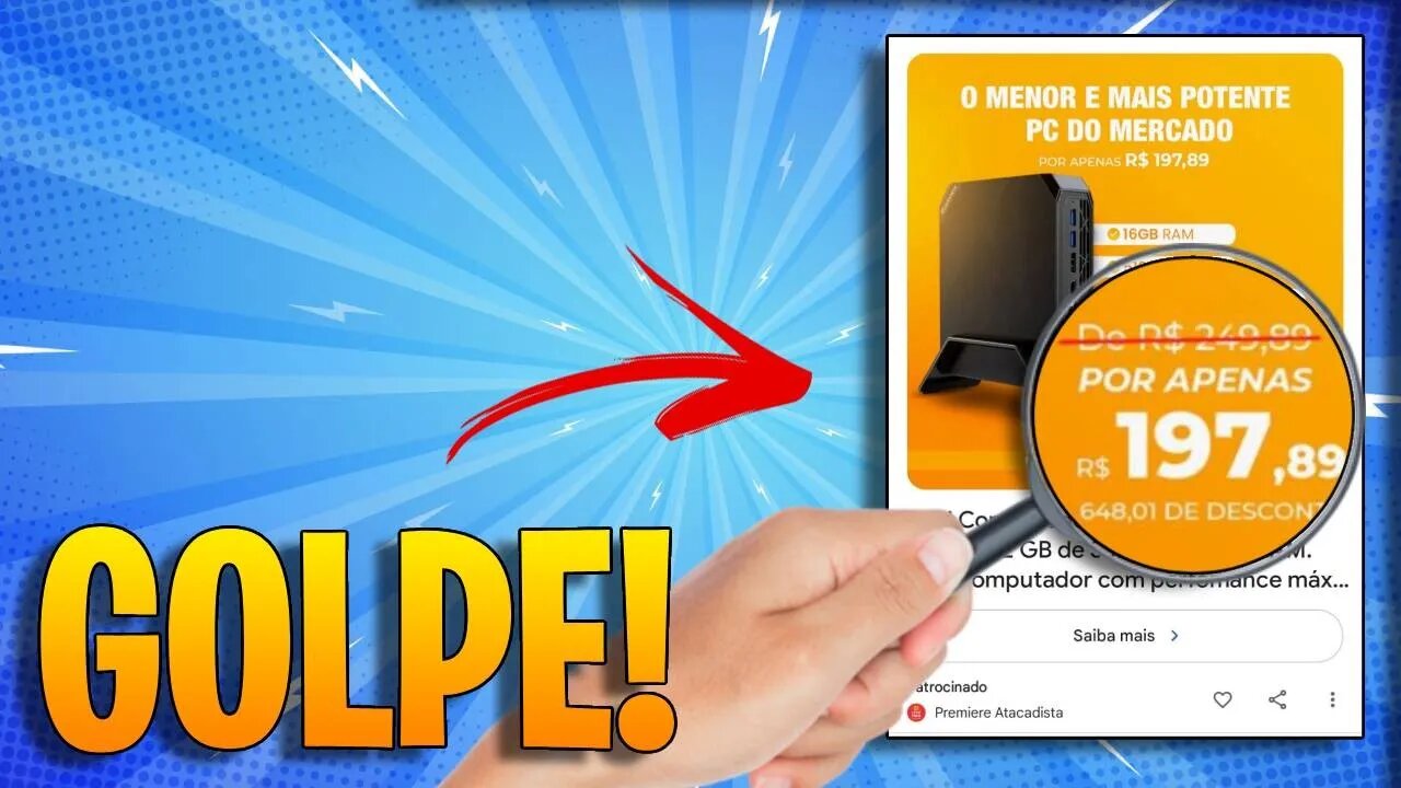 Cuidado com esse Novo GOLPE! Atenção na hora de comprar tablets, celulares e outros eletrônicos!