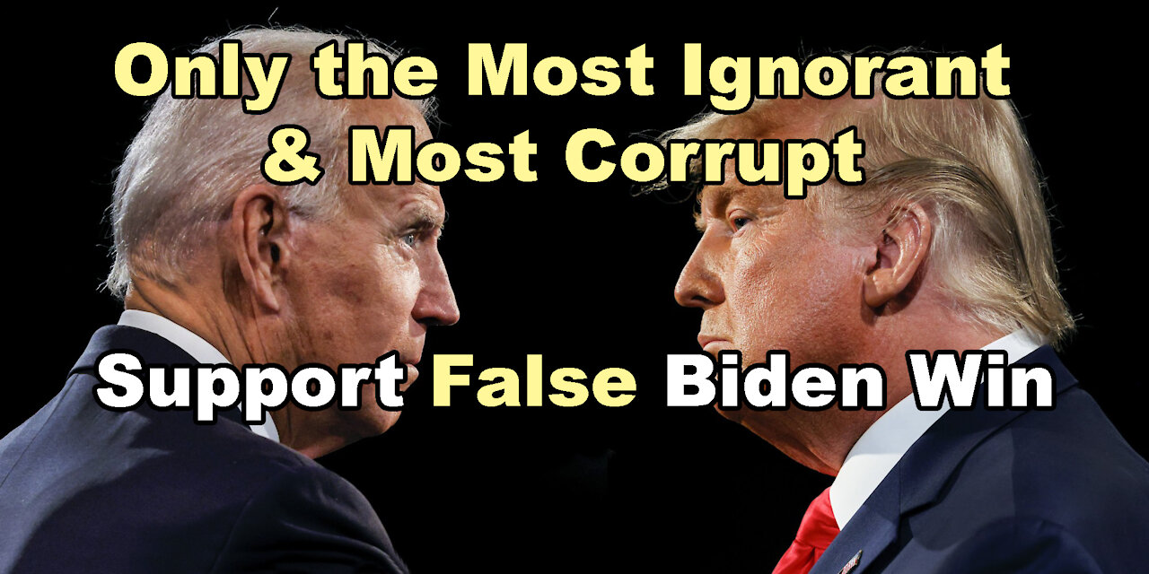 Biden’s Massive Election Fraud Reflects their Character & their Deeds w/ John Paul Rice (1of2)