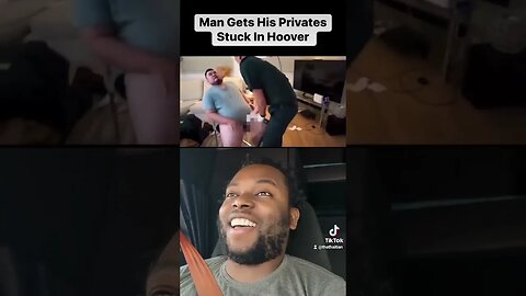 Peepee Stuck in a Hoover 🤣🤣 #funnyvideo