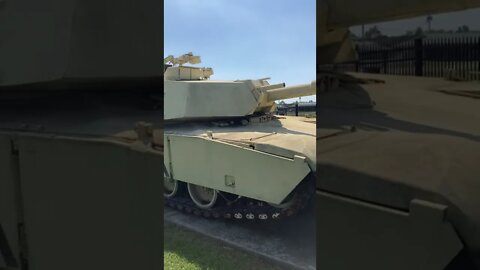Tank at Indiana Army base