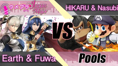 Earth & Fuwa vs. HIKARU & Nasubi - Wii U Doubles Pools - Umebura Japan Major