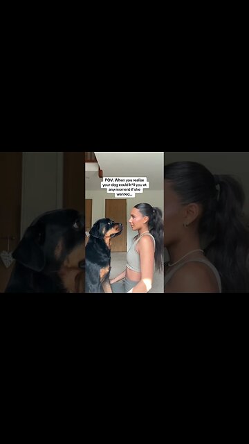 THE WAY HER SMILE DROPPED 🤣 the kiss at the end 🥹 Rottie