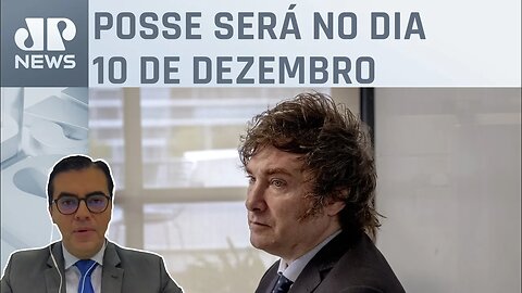Crise econômica argentina pode barrar propostas de Javier Milei; Vilela comenta