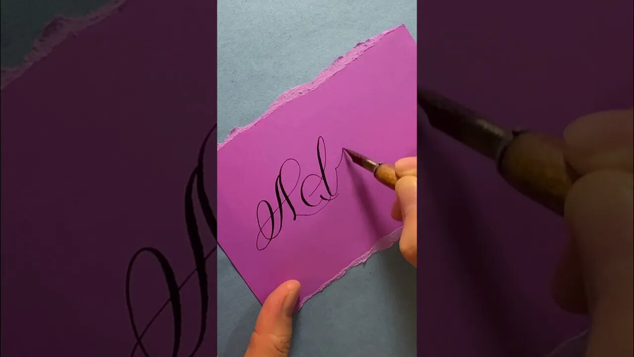 Calligraphy Word: All #handwriting #calligraphy